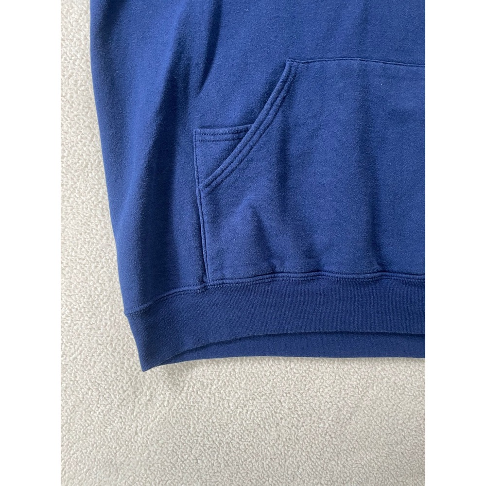 The Greenbrier Resort WV Mens Large Hoodie Blue Embroidered Fleece Sweatshirt - Picture 5 of 12